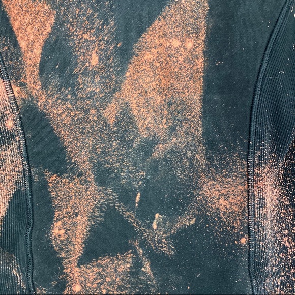 Lululemon Scuba Hoodie Black Custom Bleached 8 - Picture 9 of 16